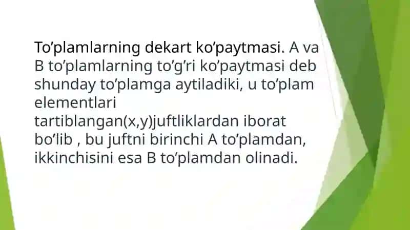 To’plamlarni sinflarga ajratishga oid misollar. 3