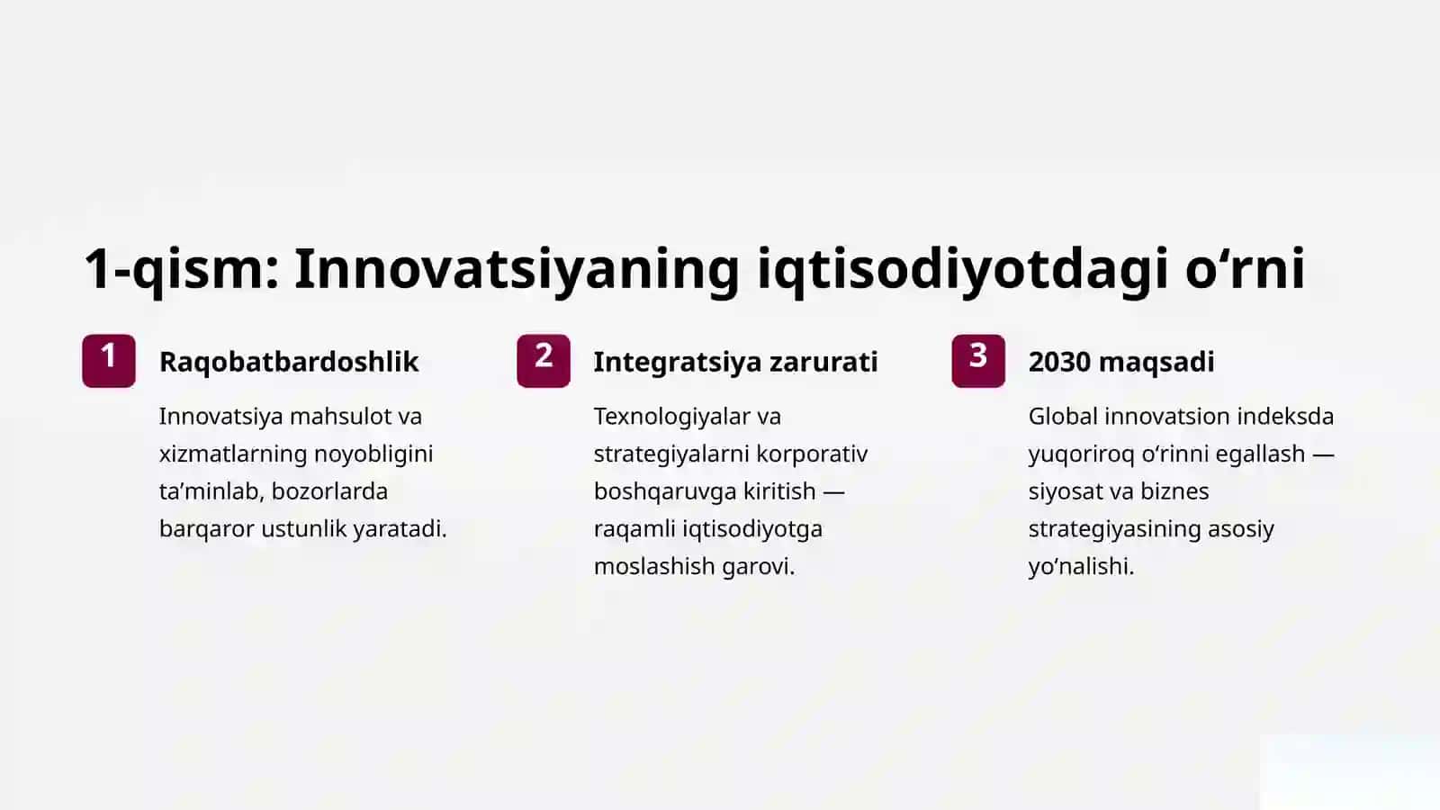 Oʻzbekiston korxonalarida innovatsion boshqaruv: Muammolar va Istiqbollar 3