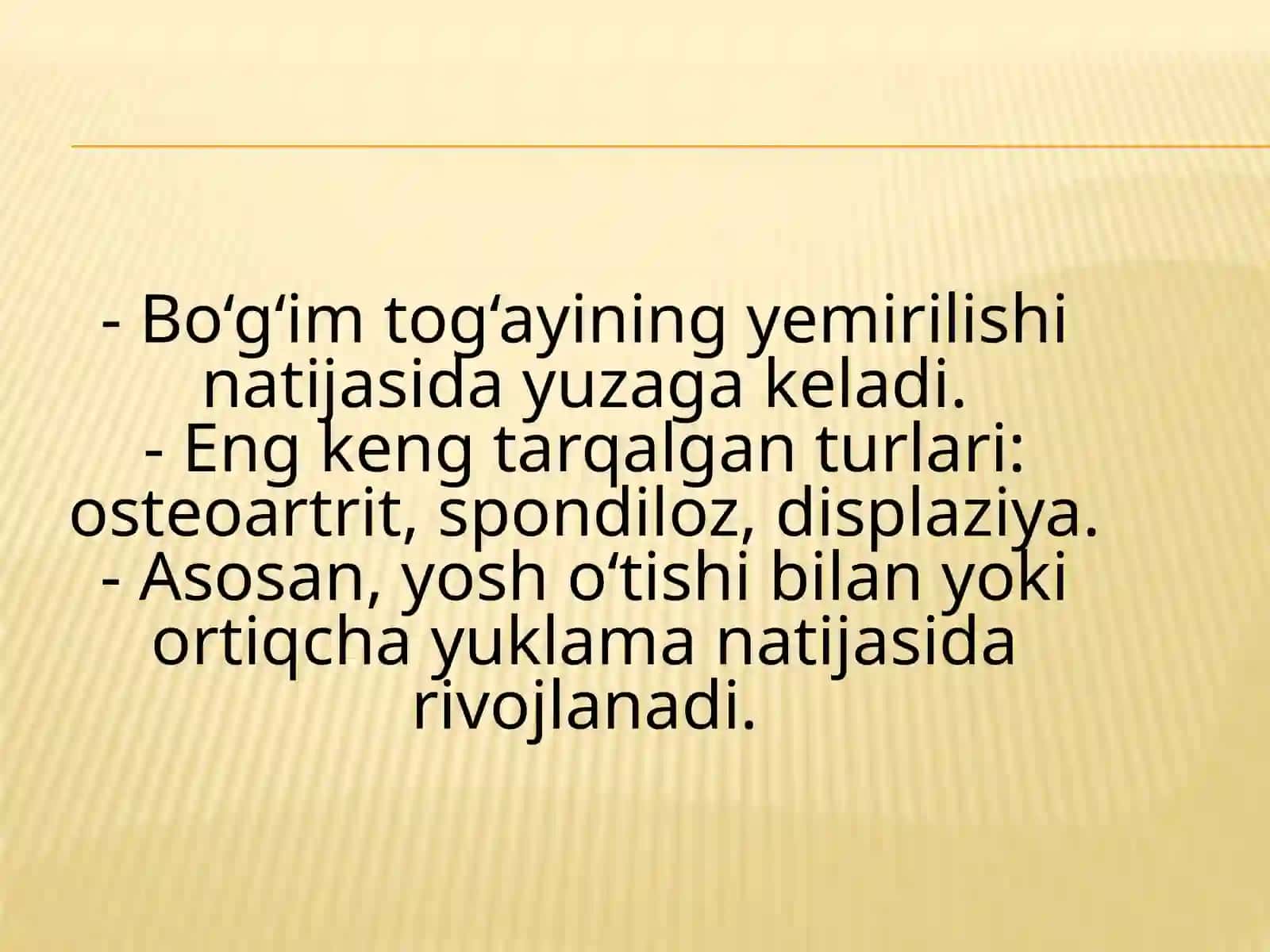 Bo’g’im kasalliklari 3