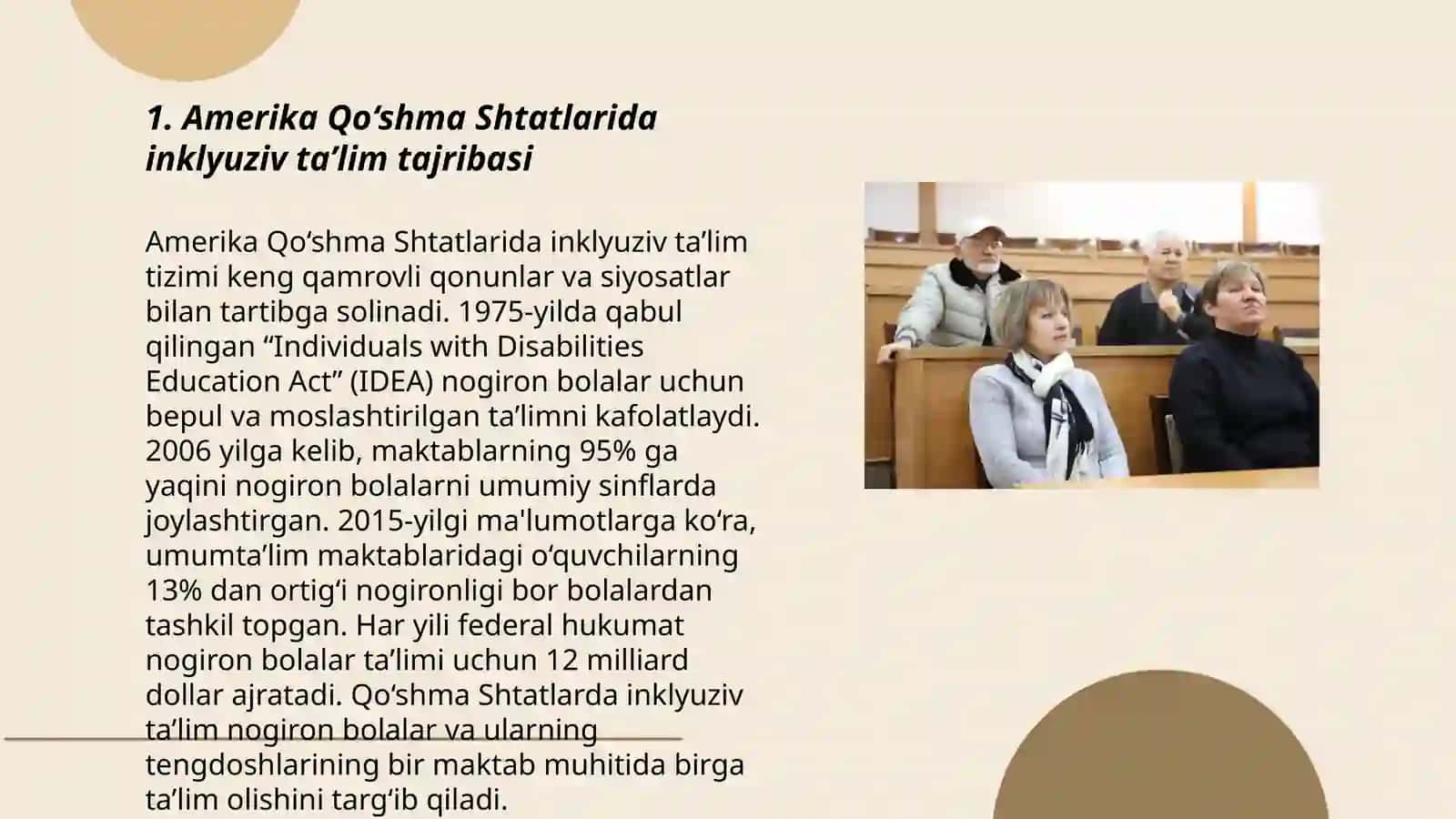Inklyuziv ta’limni joriy qilish bo‘yicha chet el tajribalari 3