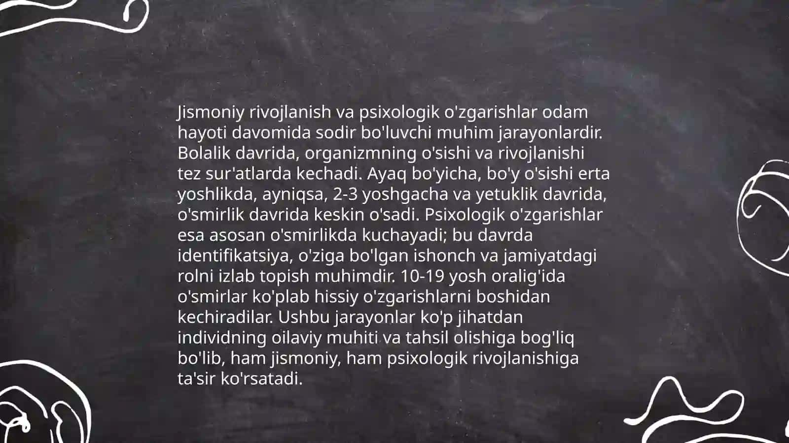O'smirlik davrining psixik xususiyatlari 3
