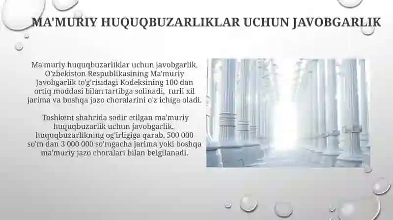 Umumiy ma'muriy huquqga kirish 3