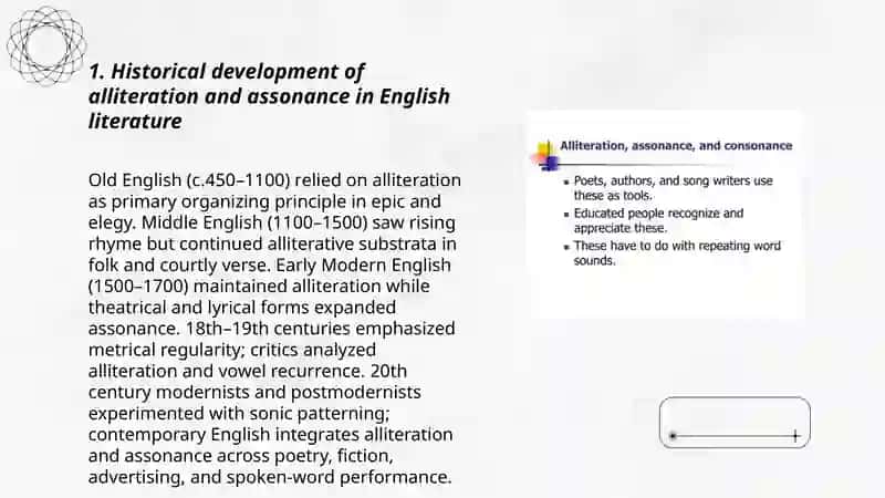 The Role of Alliteration and Assonance in Texts 3