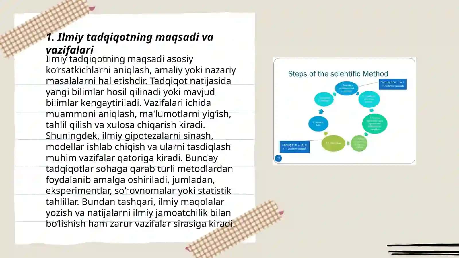 Ilmiy tadqiqotchilik ishining rejalashtirilishi 3