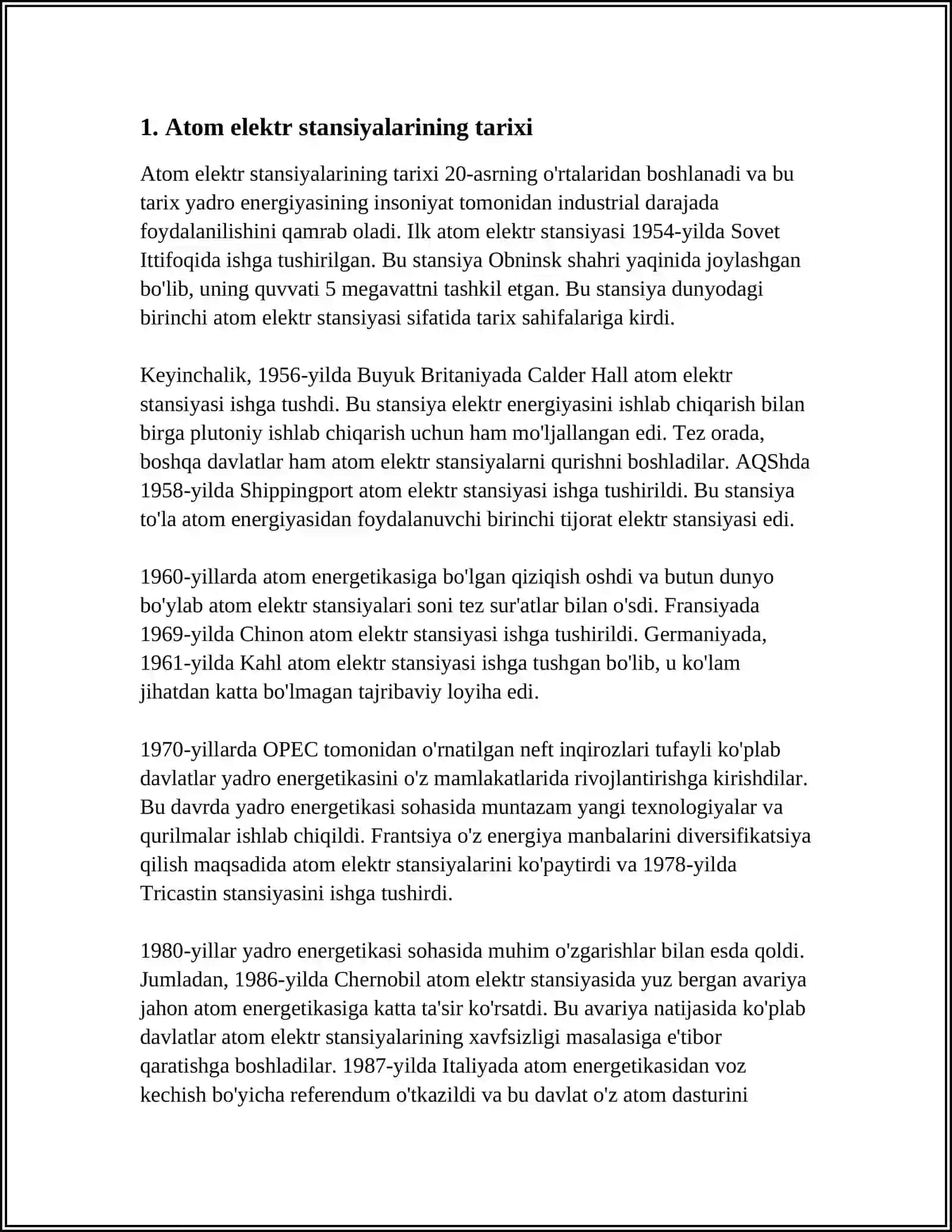 ATOM ELEKTR STANSIYALARI 3