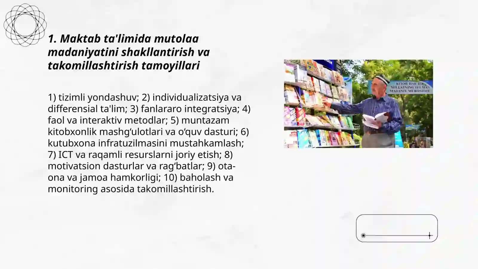 Mutolaa madaniyatini shakllantirishni takomillashtirish zarurati 3