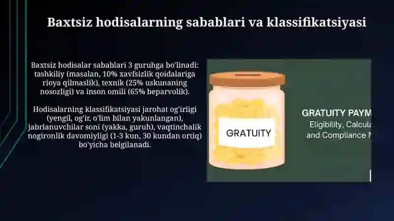 Ishlab chiqarish maydonlaridagi baxtsiz xodisalarni telshirish va N-1 shaklni rasmiylashtirish 3
