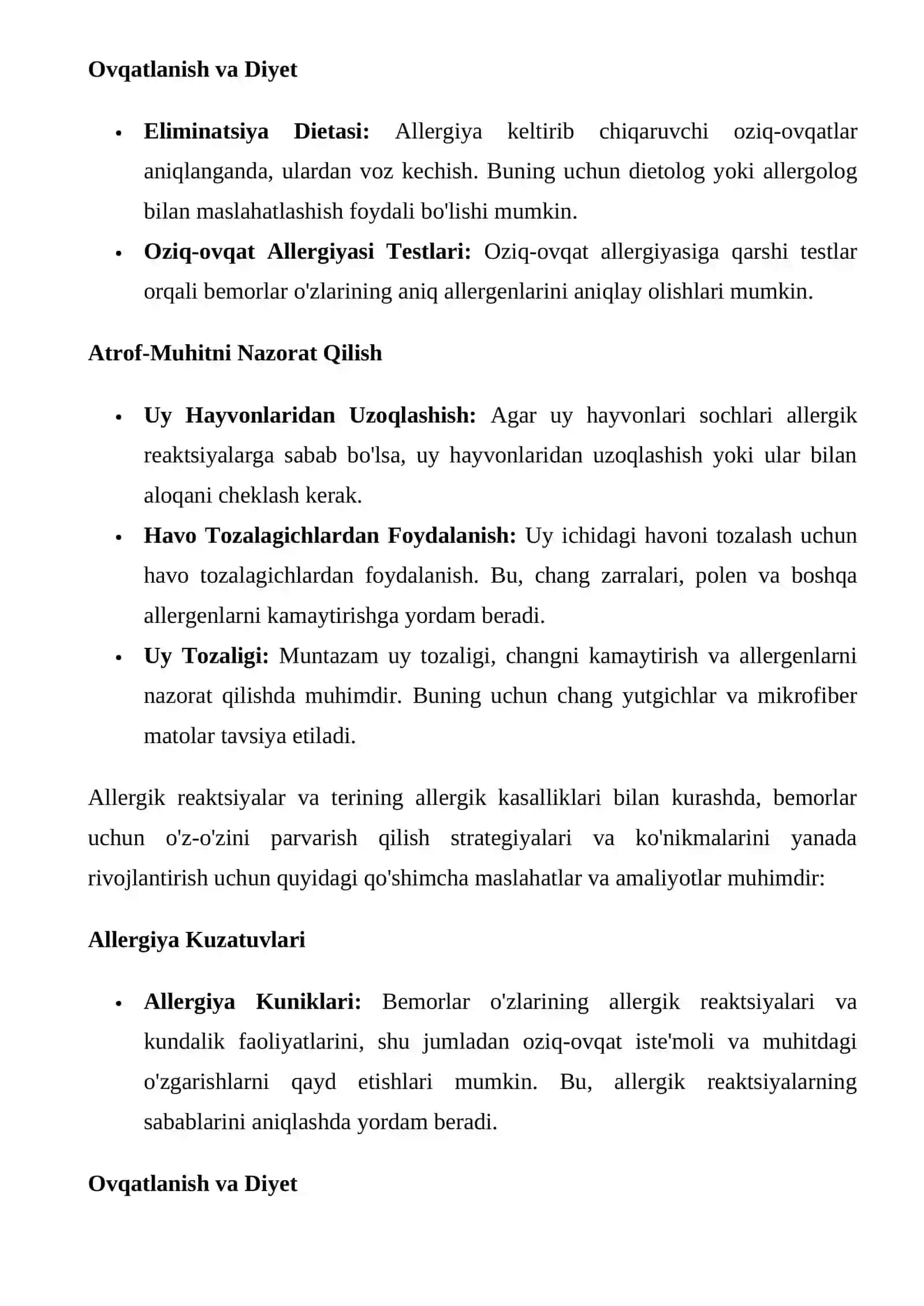 Allergik Holatlarda Shoshilinch Yordam Ko'rsatish 3