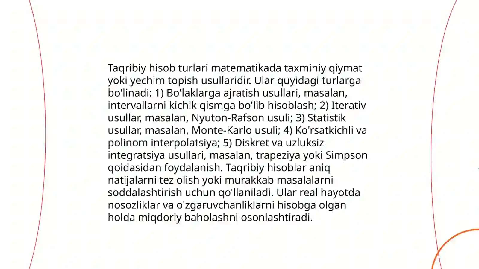 Taqribiy hisob absolyut va nisbiy xato sonlarni yaxlitlash usullari 3