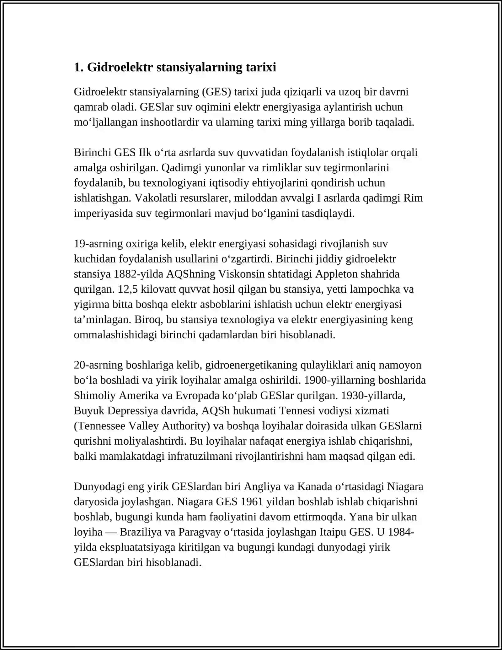 Gidroelektr stansiyalar 3