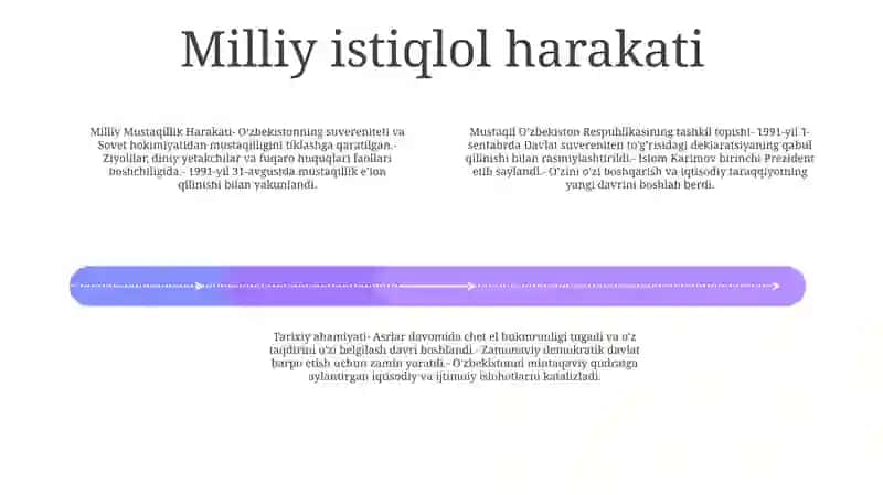 Mustaqil O'Zbekiston Respublikasining Tashkil Topishi Va Uning Tarixiy Ahamiyati 3