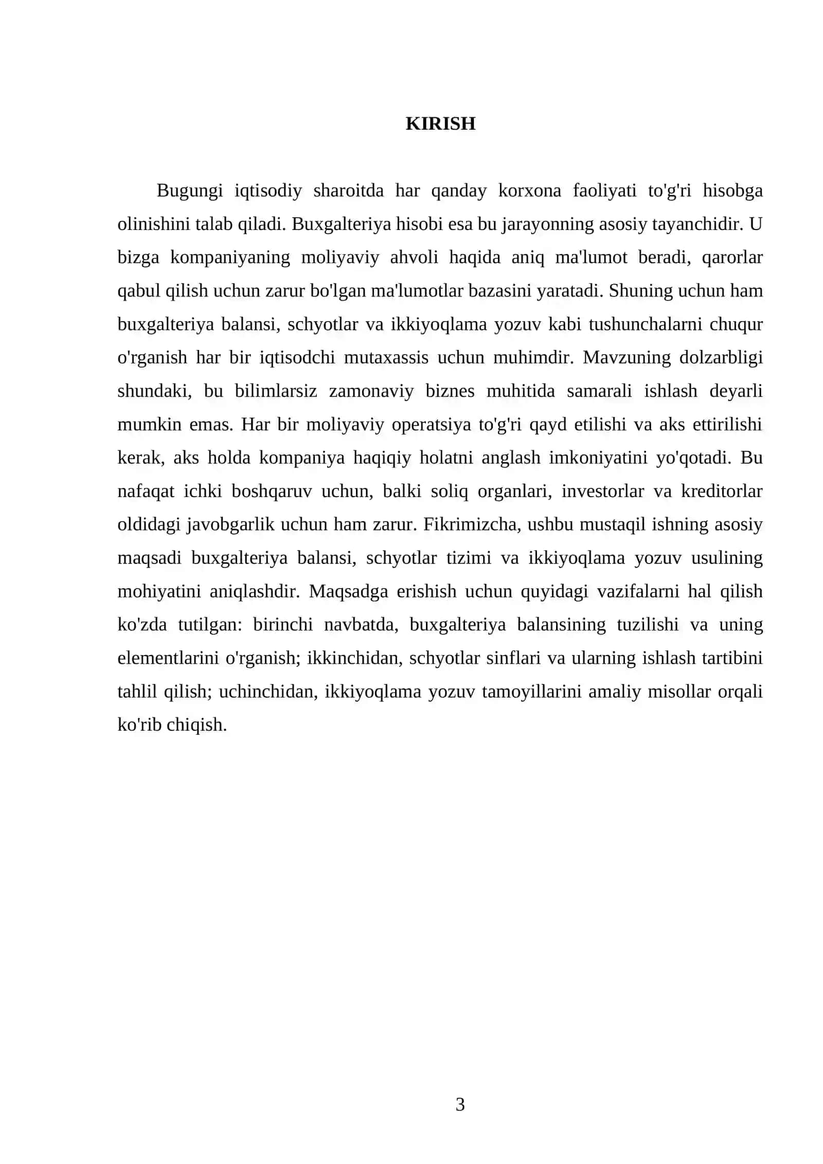 Buxgalteriya balansi, schyotlar va ikkiyoqlama yozuv 3