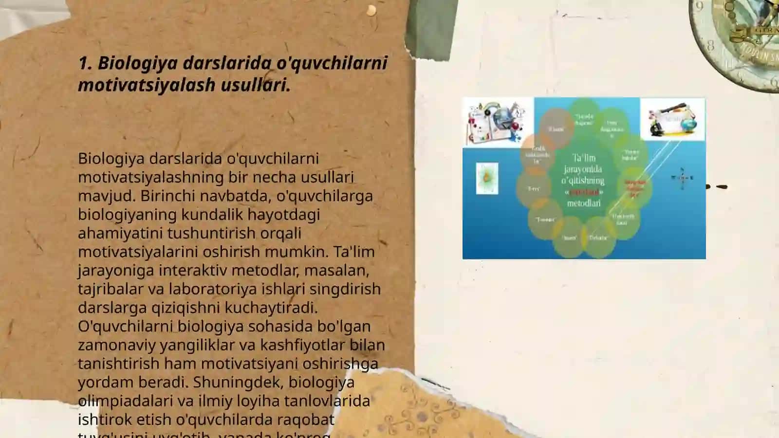 Biologiya o‘qitish metodikasi 3