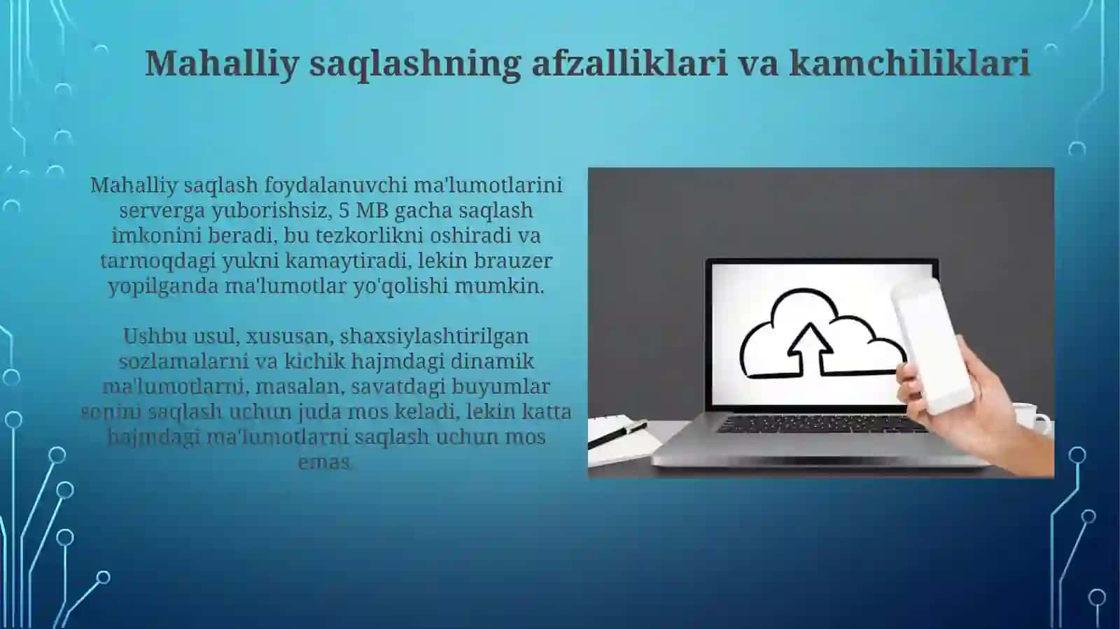 Mahalliy saqlash va sessiya omborlari 3