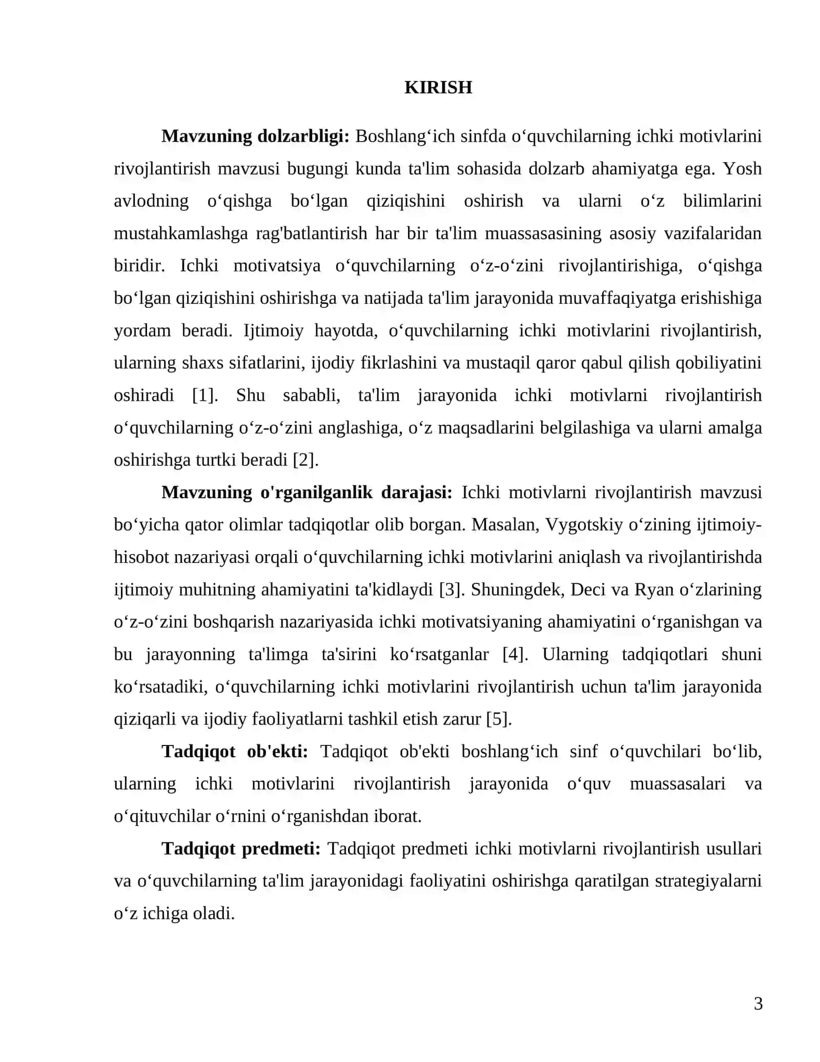 Boshlang‘ich sinfda o‘quvchilarning ichki motivlarini rivojlantirish 3