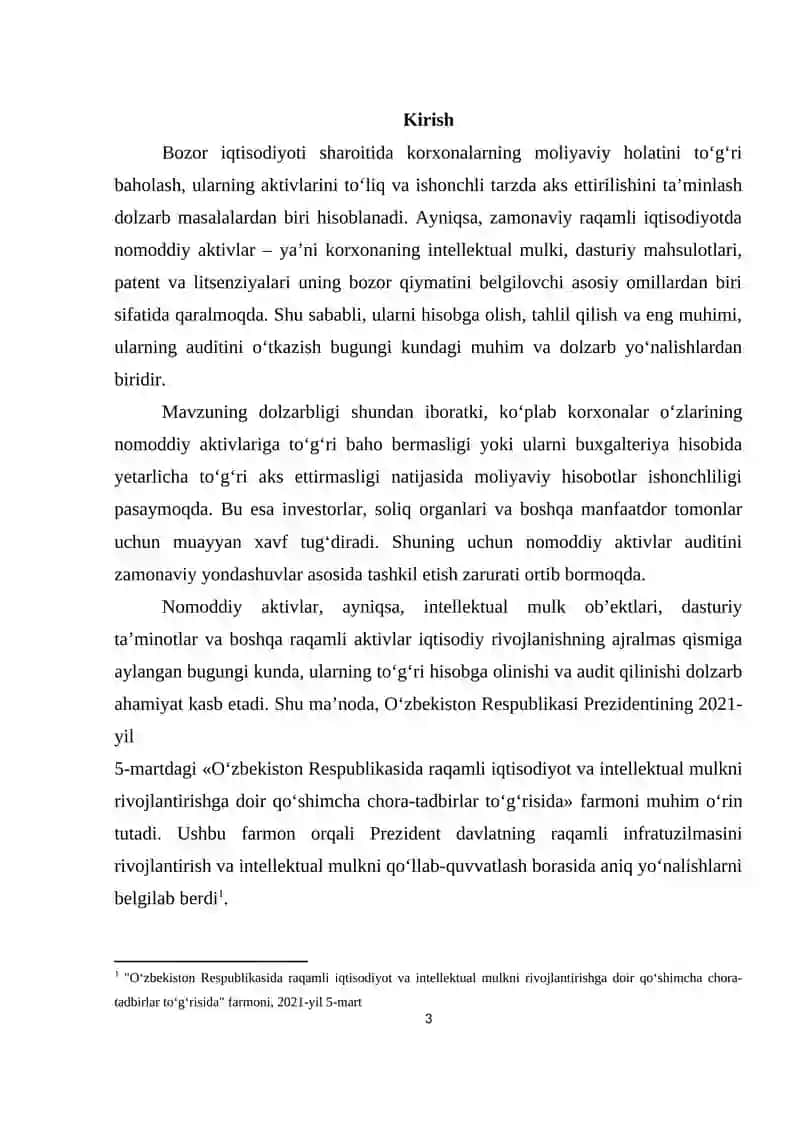 Nomoddiy aktivlar auditi 3