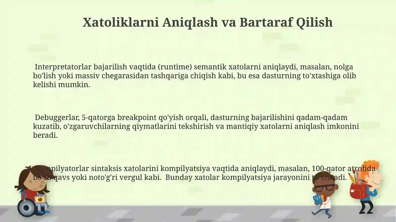Interpretatorlarvakompilyatorlar.Tanlashoperatoribilanishlash 3