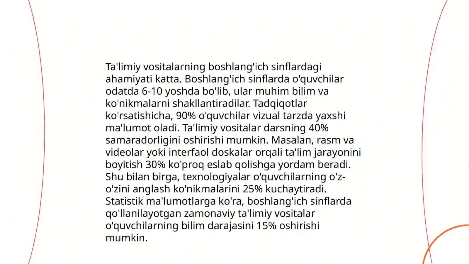 Ta'limiy vositalarning ahamiyati boshlang'ich sinflarda 3
