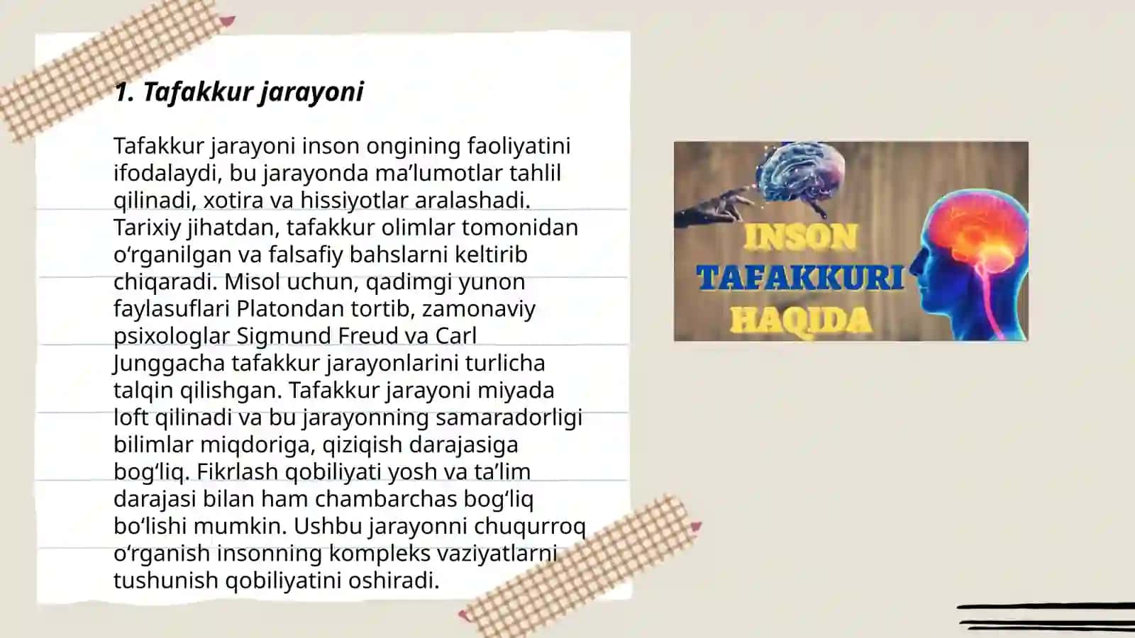 Tafakkur va intellekt kreativlik 3