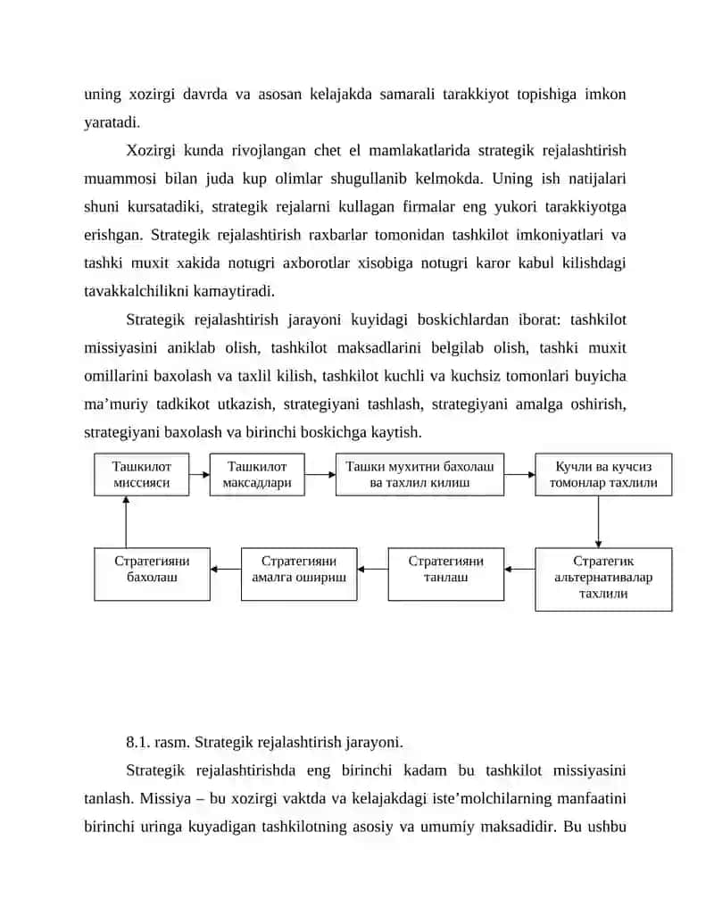Strategik rejalashtirishda boshqaruv hisobining ahamiyati 3