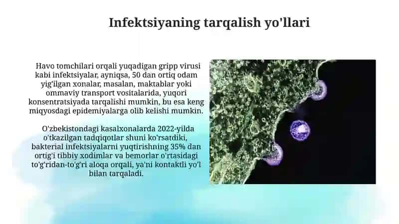 Kasallik qo'zg'atuvchi mikroorganizmlar, infeksiya va uning turlari 3