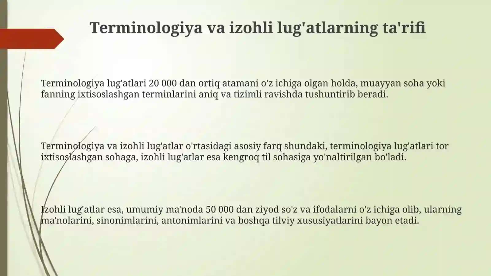 Terminologiya va izohli lug'atlar 3