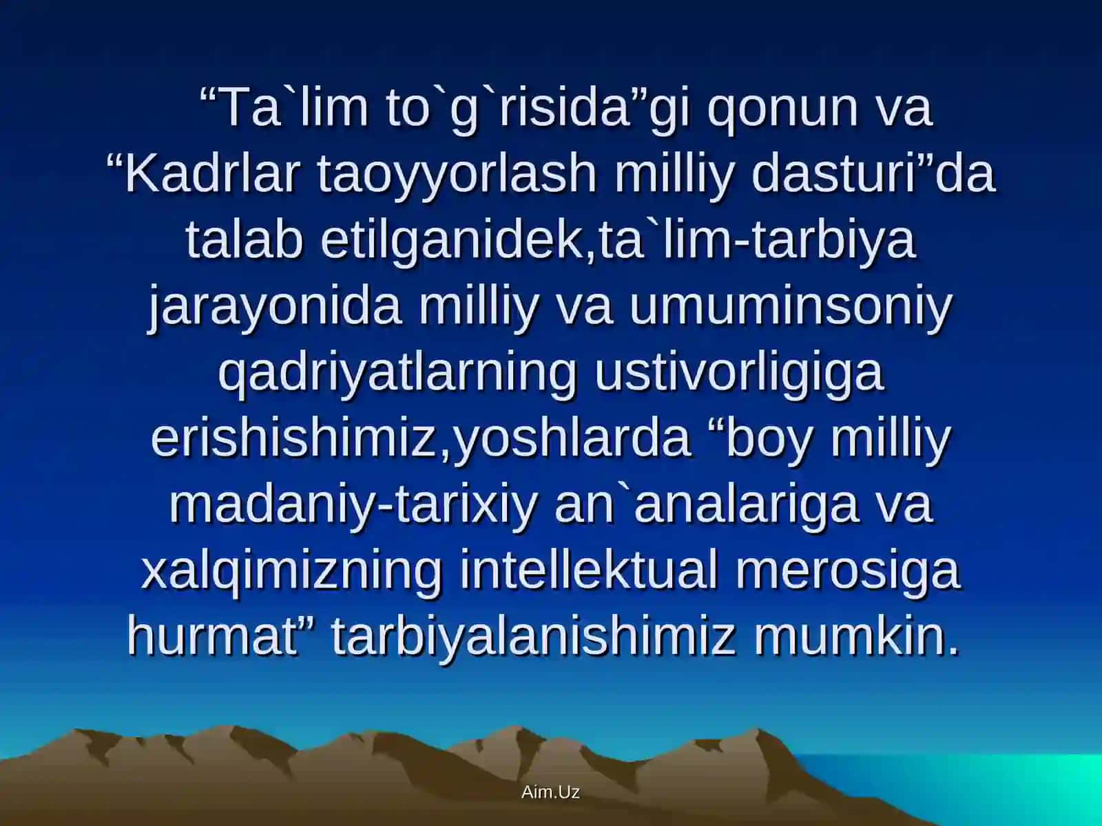 Turkistono`lkasida ma`rifiy – pedagogik fikrlarning shakllanishi 3