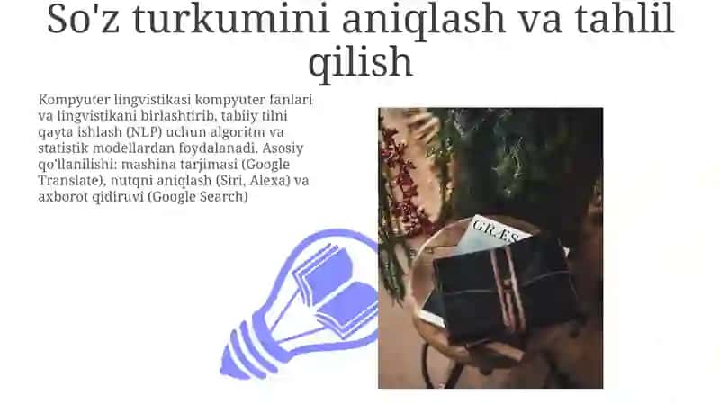 Kompyuter lingvistikasi yo'nalishlari 3