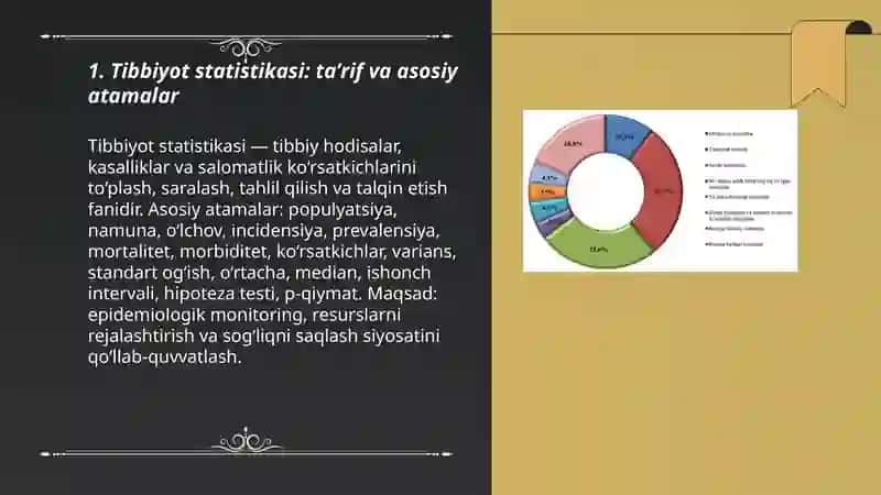 Tibbiyot statistikasi va uning soliqni saqlashdagi ahamiyati 3