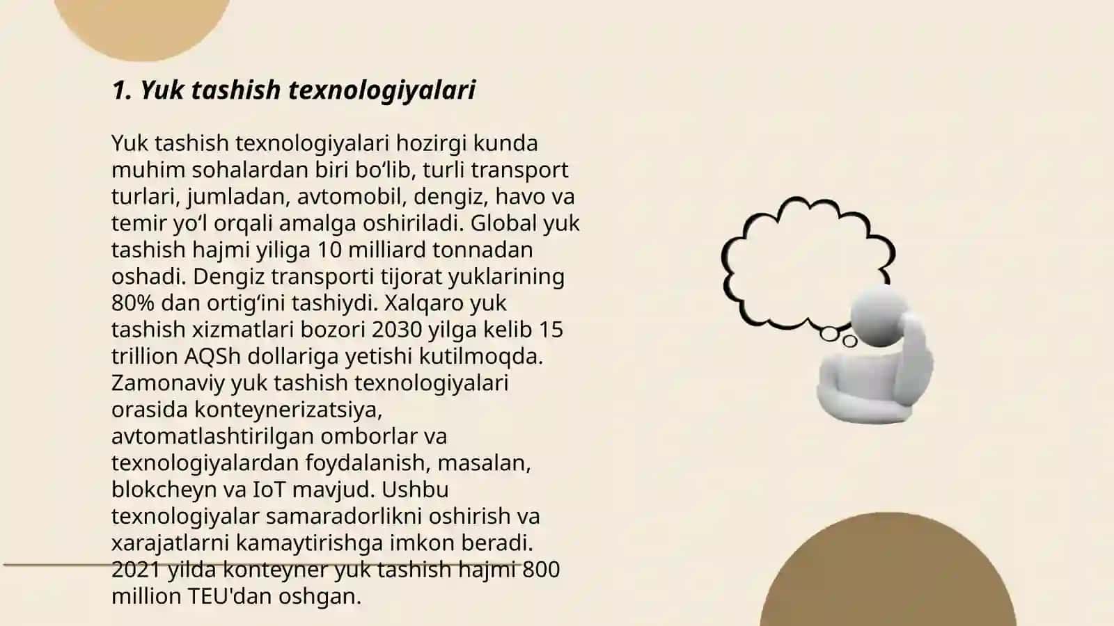 Yuk tashish texnologiyalari 3