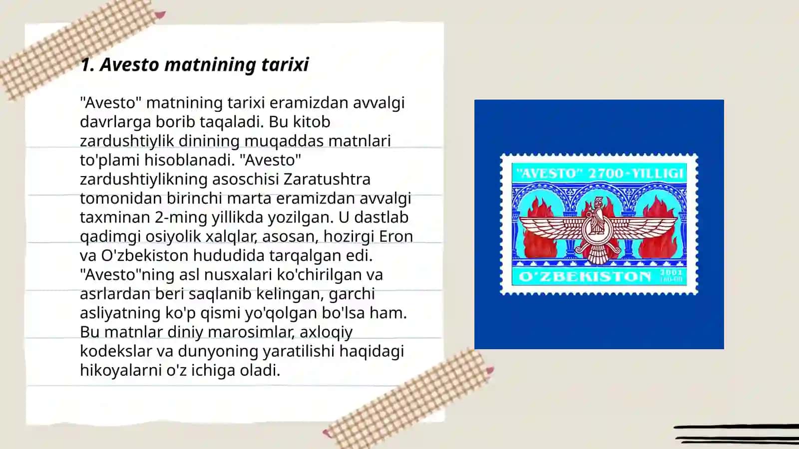 Avesto ning adabiy qimmati 3