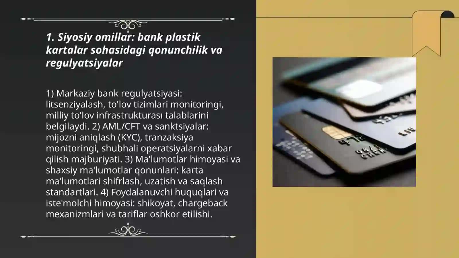 Bank plastik kartalarda pest tahlili va swot tahlili 3