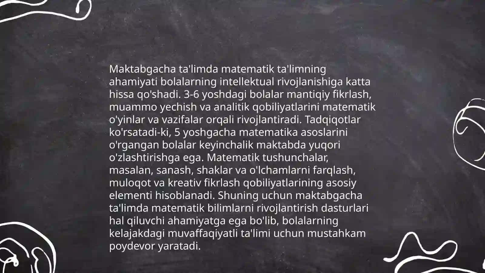 Maktabgacha talim tashkilotlarida matematikaga oid ishlarni rejalashtirish va tashkil etish 3