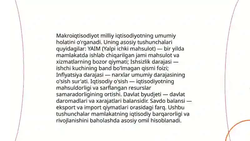 Makroiqtisodiyotning yuzaga kelishi va klassik maktab vakilarining iqtisodiy qarashlari 3