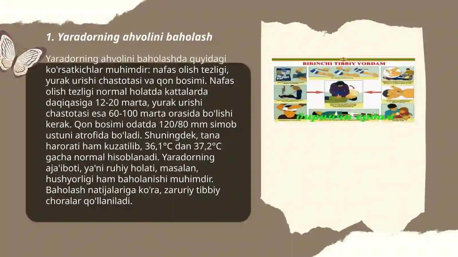 Baxtsiz hodisa ro‘y berganda birinchi tibbiy yordam korsatish 3
