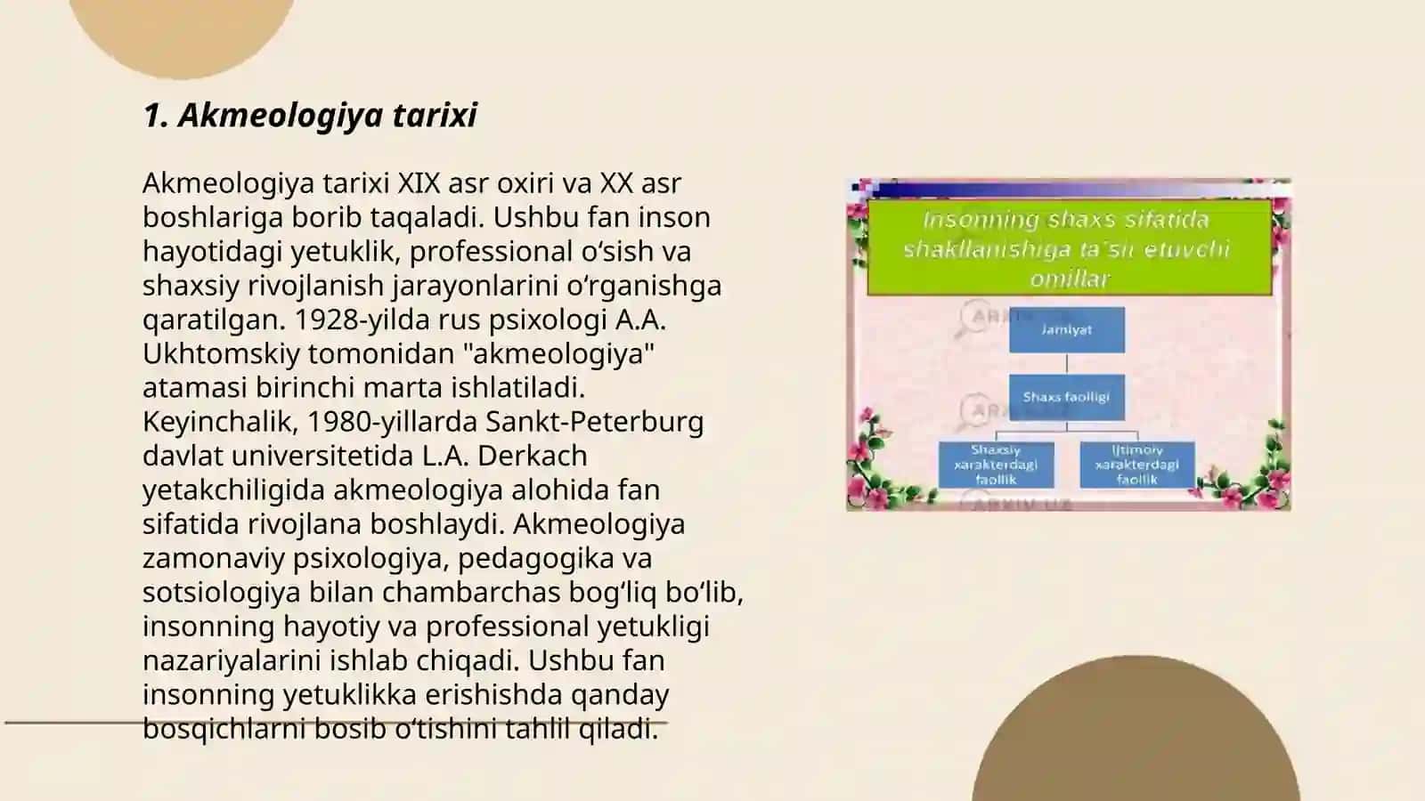Akmeologiya fani ilmiy bilimlarning yangi tarmogʻi sifatida shakllanishi 3