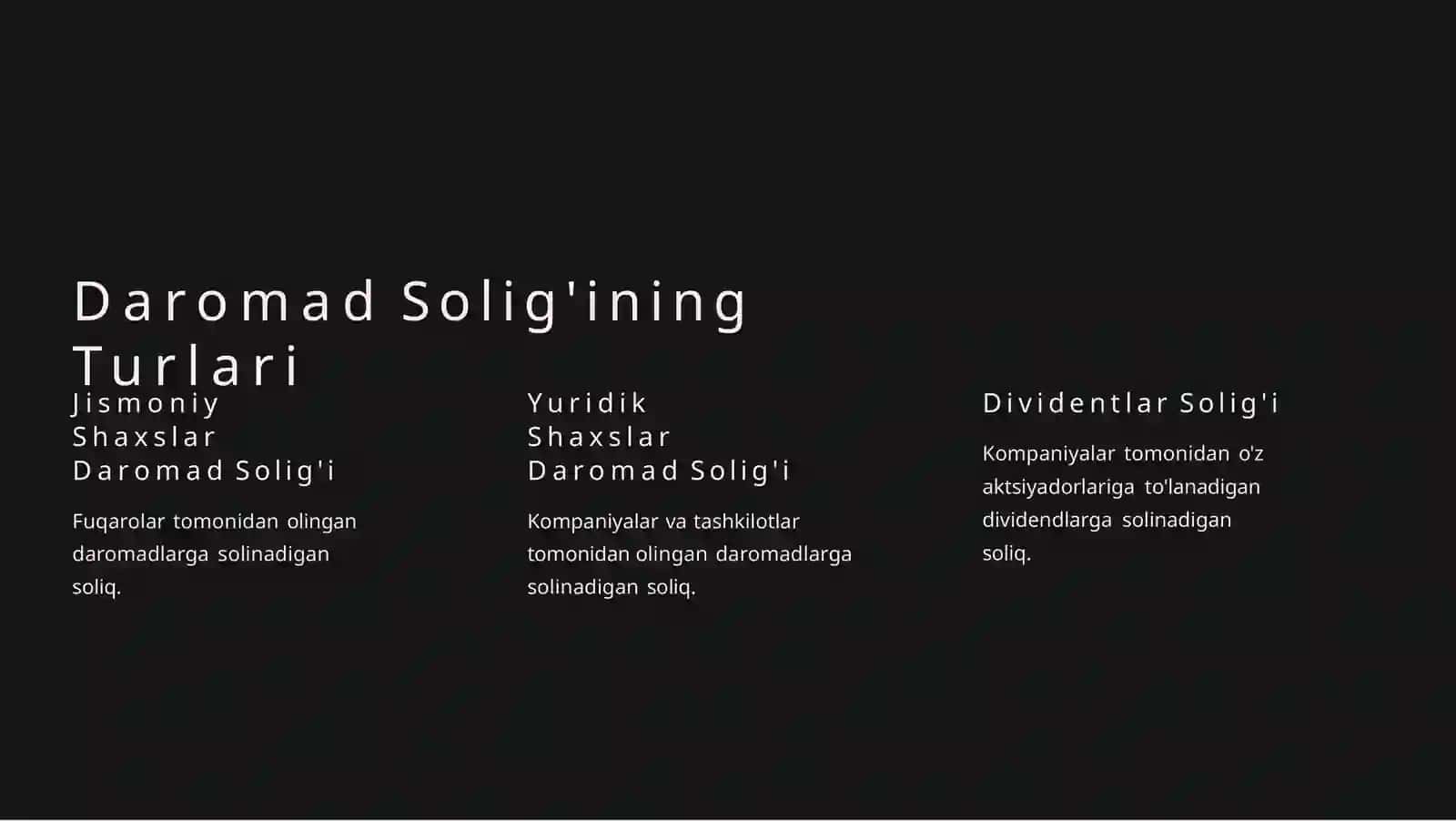 Daromad solig‘i PPT | Moliya va iqtisod fanidan prezentatsiya 3