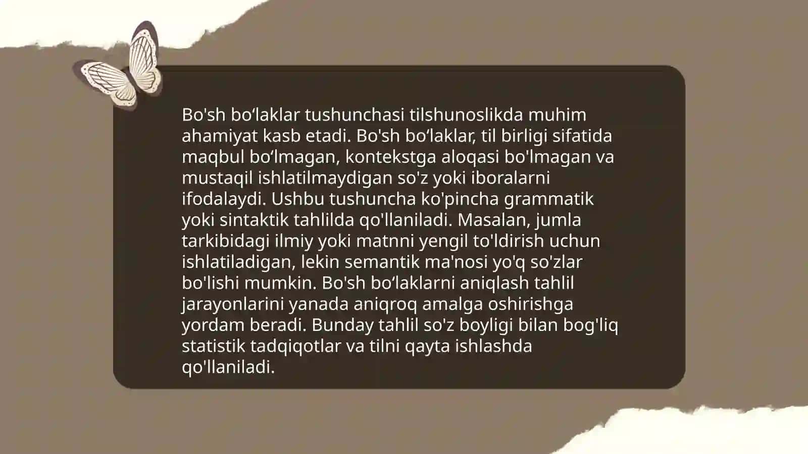 Gapning bosh boʻlaklari haqidagi sintaktik nazariya 3
