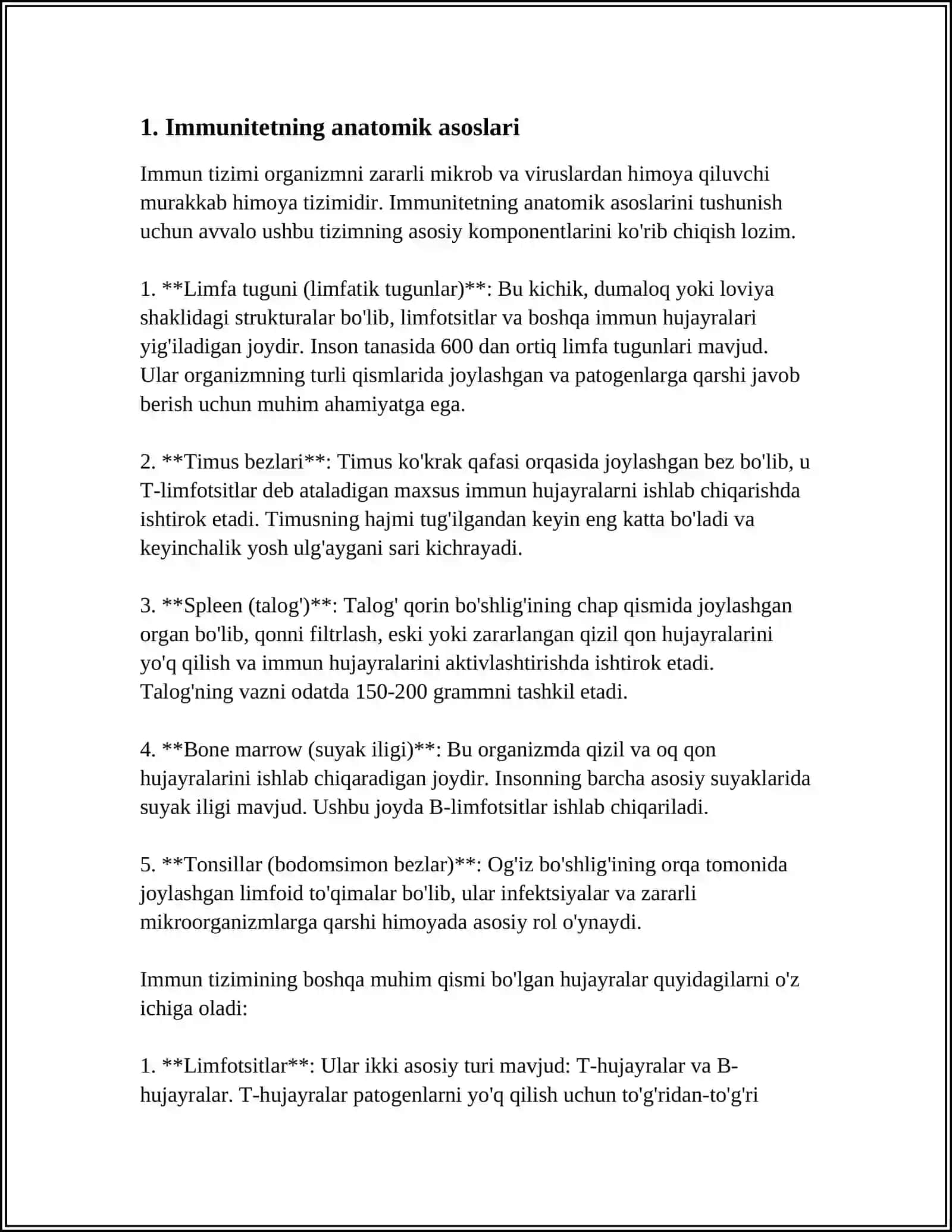 IMMUN TANQISLIKNING FIZIOLOGIK ASOSLARI SLAYD 3