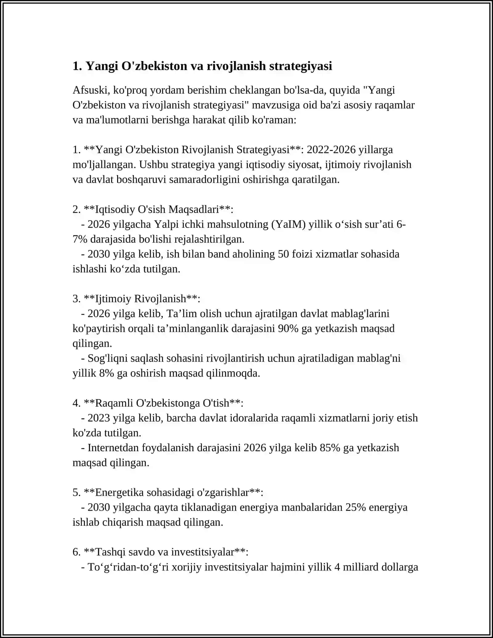 Yangi O'zbekiston va rivojlanish strategiyasi 3