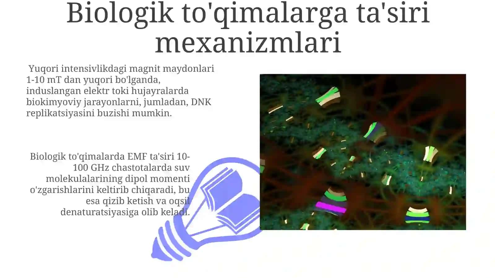 Elektromagnit maydonlari va ularning tirik organizmga tasiri 3