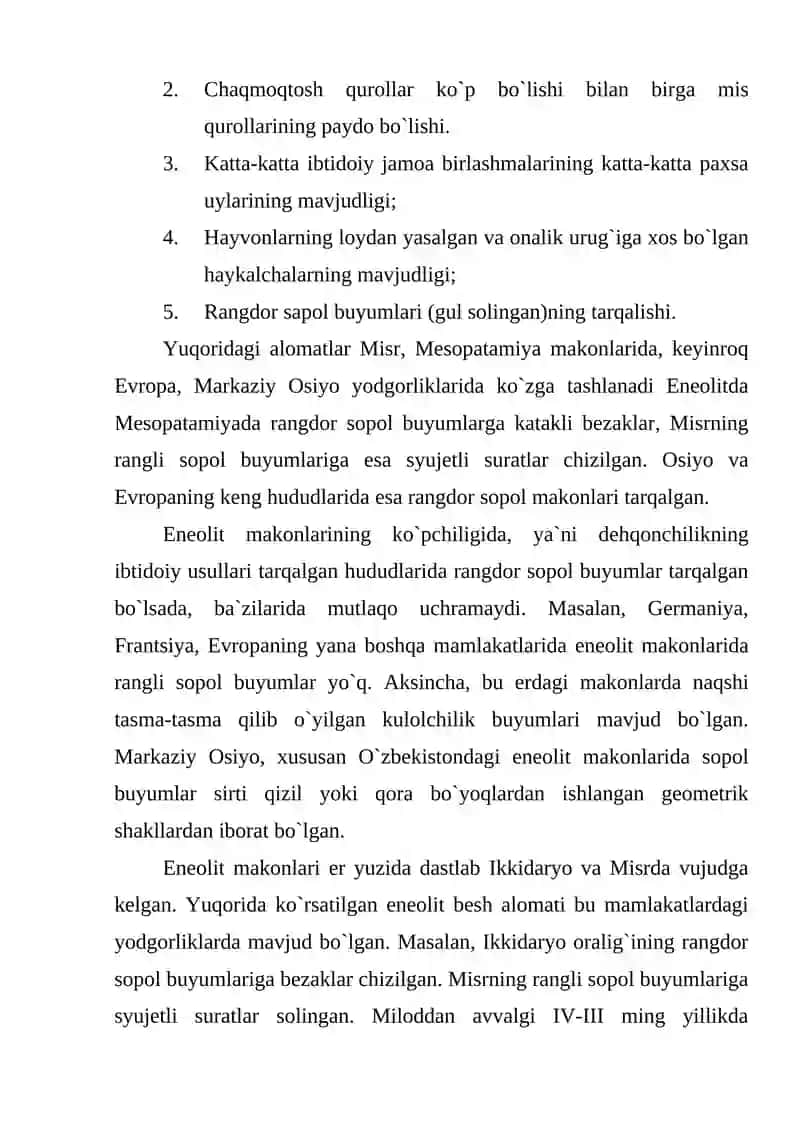 Eneolit davri tarixiy-moddiy jarayonlari 3