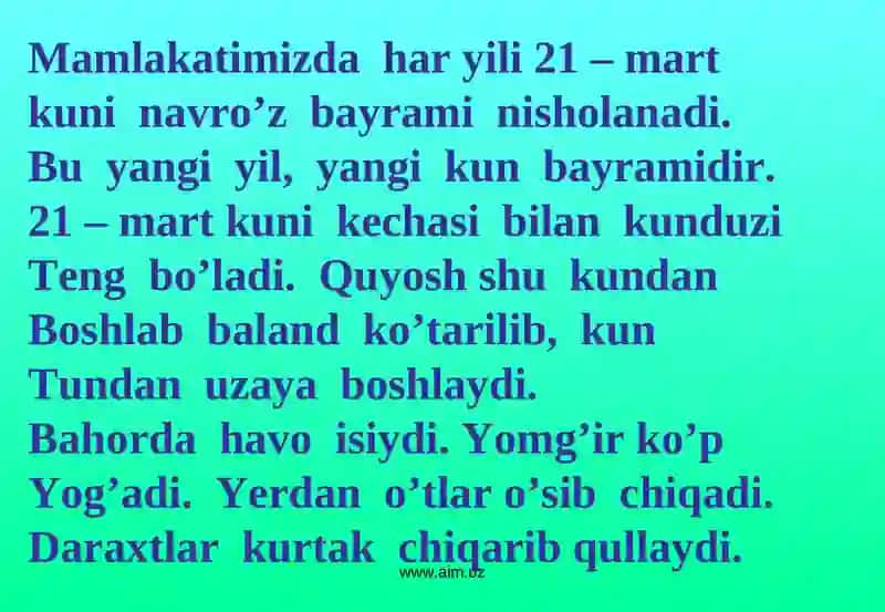 Navroʻz bahor bayrami 3