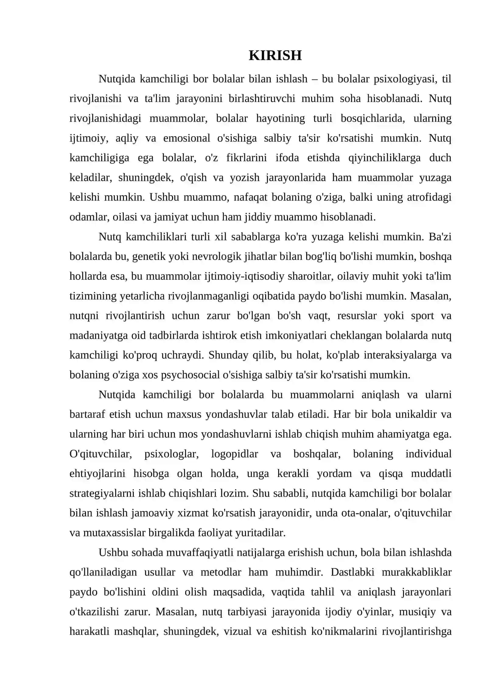 NUTQIDA KAMCHILIGI BOR BOLALAR BILAN ISHLASH 3