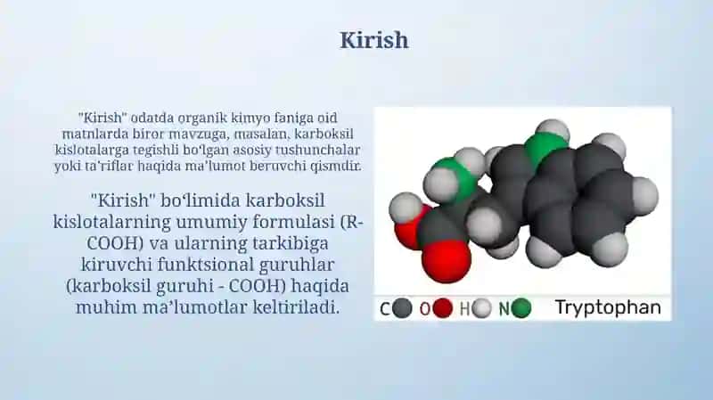 Koʻp atomli karboksil kislotalar 3