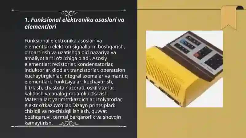 Funksional elektronika 3