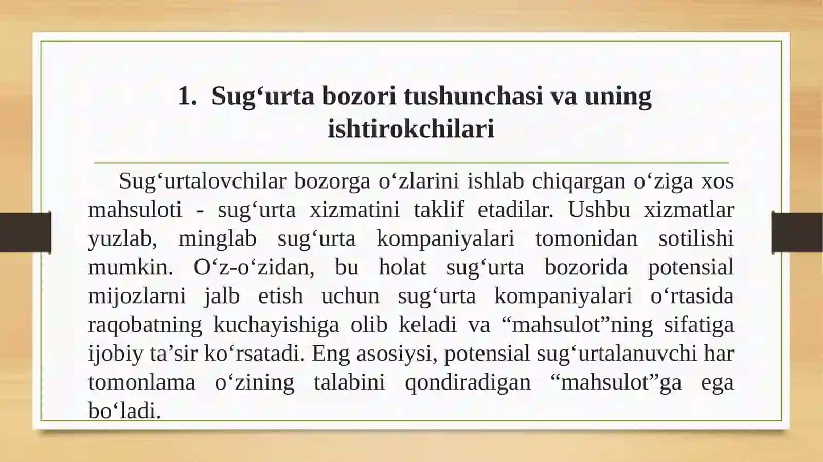 SUG‘URTA BOZORI VA UNI DAVLAT TOMONIDAN TARTIBGA SOLISH 3
