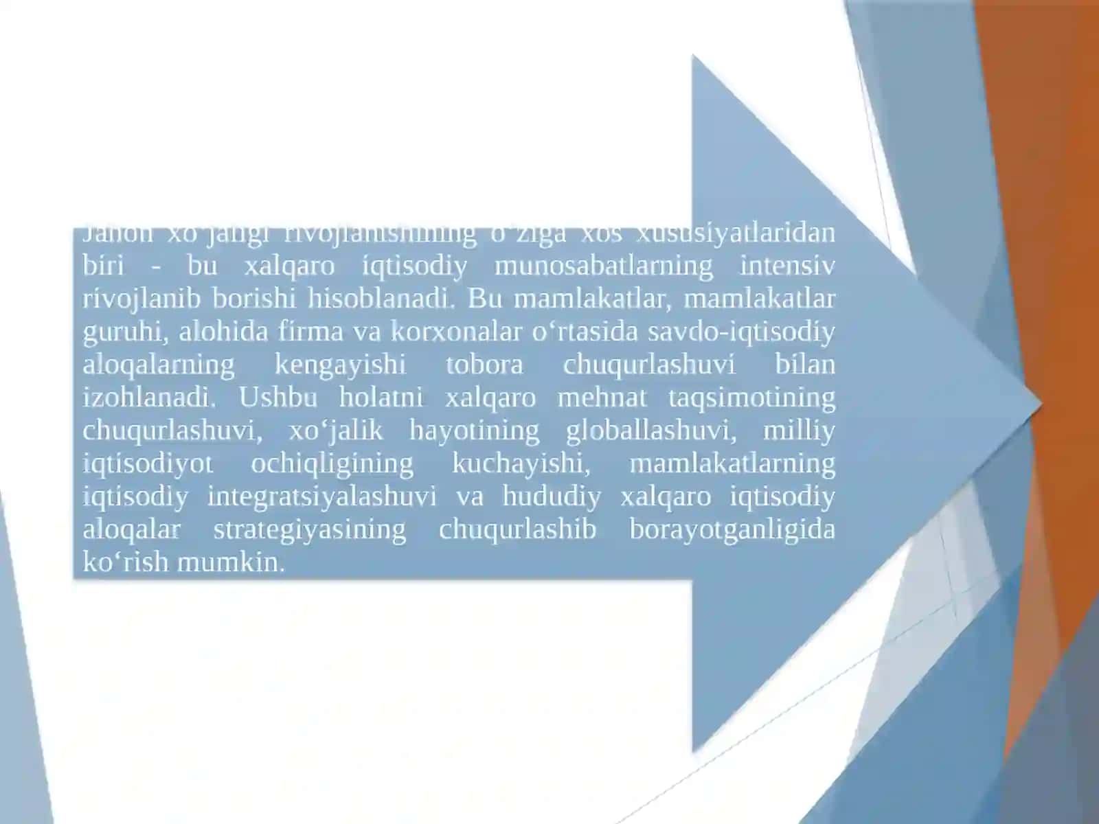 Tashqi savdo siyosati va xalqaro savdo nazariyalari 3