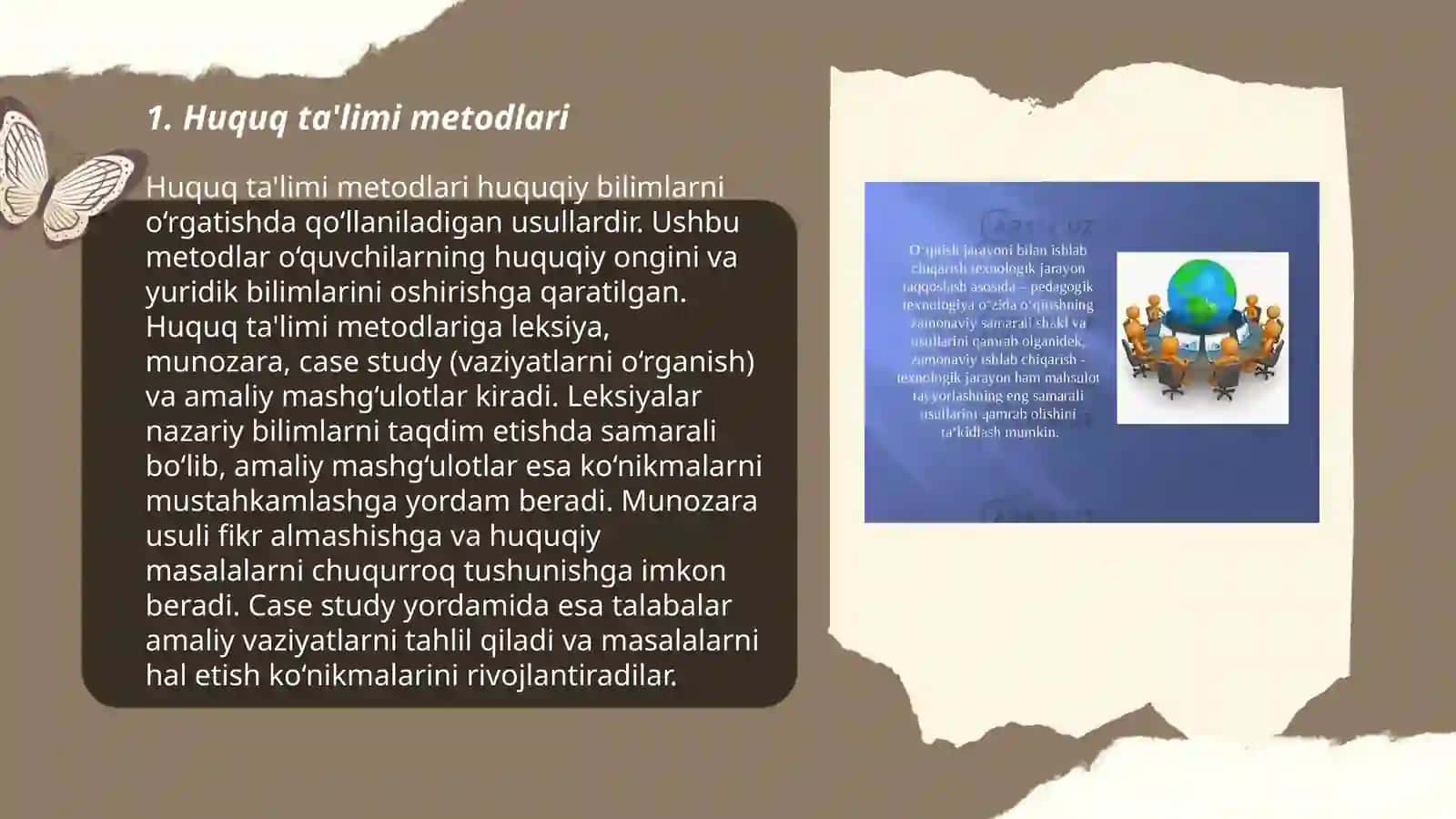 Huquq ta'limida yangi axborot va pedagogik texnologiyalar 3