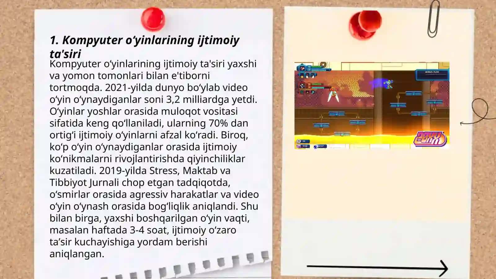 Oʻyinlar -ijtimoiy faoliyat sifatida. Kompyuter va virtual òyinlar 3